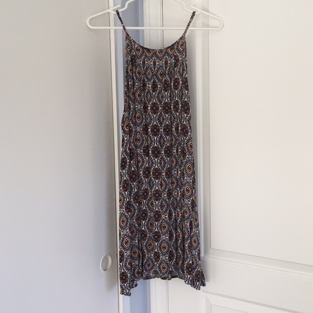 Patterned mini dress